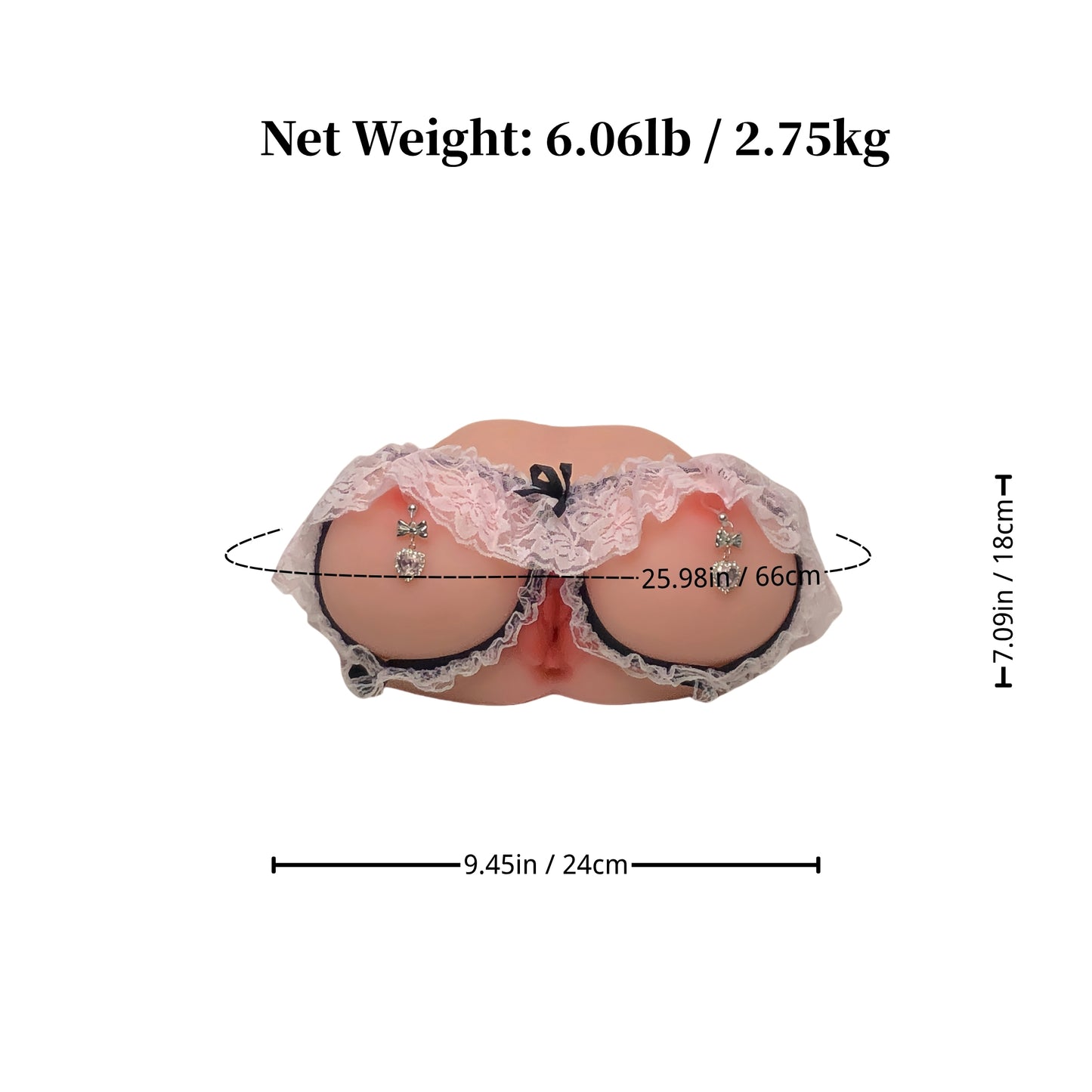 Blanche: Fantasy BBW Sex Torso Fuckable Nice  Adult Sex Doll